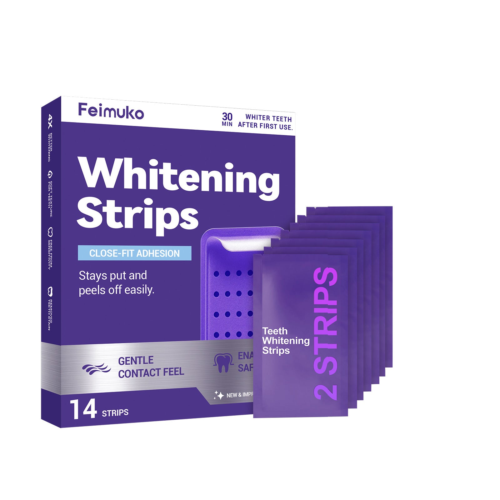 Teeth Whitening Enamel Safe Strips